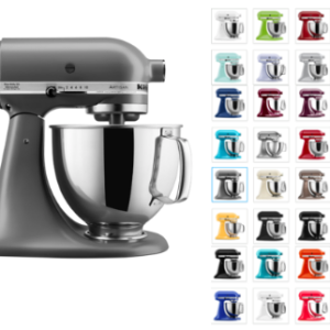BATIDORA KITCHEN AID KSM150 PCS 5QT ARTISAN 325WATTS COLORES 10 VEL.