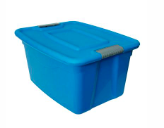 Caja 15 gal / 57 lts Miami Gorila lock c/tapa y broches (COLOR VERDE)
