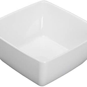 Melamina Plato Sopero 9 Pg Cuadrado Premium Blanco