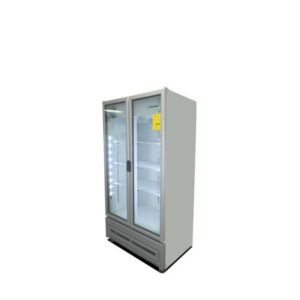 Refrigerador Vertical RB500 Con 2 Puertas De Cristal Templado 23 ft3 Frente 100 x Fondo 66.5 x Alto 183