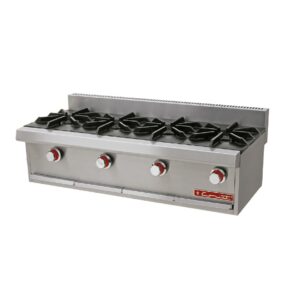 Parrilla Pch-4 Petit Acero Inoxidable PREMIUM A Gas 4 Quemadores Abiertos 4 Parrillas 4 Pilotos Individuales 4 Valvulas 1.180 X 0.565 X 0.310 M