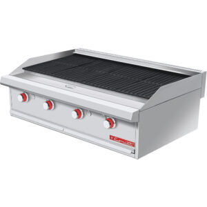 Asador Master Acv-4 Master PREMIUM 4 Parrillas Reversibles 4 Charolas Para Grasa 1.180 X 0.810 X 0.310 M
