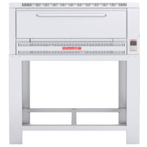 Horno Pizza Master Pizza-4 Master PREMIUM Para 4 Pizzas De 40 Cm Con Piso Refractario Termostato Digital Dos Quemadores Tubulares 1.350 X 1.220 X 1.220 M