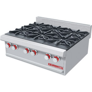 Parrilla Master Pcv-6 Master PREMIUM A Gas Con 6 Quemadores 3 Parrillas 3 Cubiertas Semi-Selladas 6 Quemadores Octagonales 3 Charolas 0.88 X 0.810 X 0.310 M