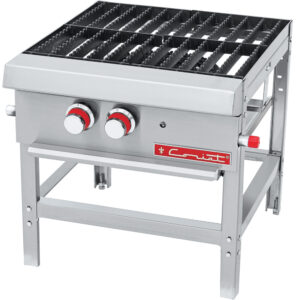 Estufon Ec-1T Master PREMIUM Con 2 Quemadores En Hierro Gris 2 Potentes Quemadores 2 Parrillas 1 Charola De Grasa 0.570 X 0.690 X 0.600 M