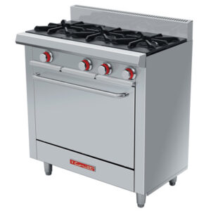 Estufa Ec-3-Hg Petit Acero Inoxidable PREMIUM 3 Quemadores Octagonales 1 Horno 0.880 X 0.565 X 0.960 M