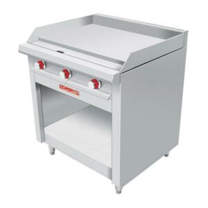 Estufa Heavy Duty Ec-Ga-Grill Hd PREMIUM Plancha Cold Rolled Steel 3 Quemadores Charola Grasa 0.88 X 0.81 X 0.96 M