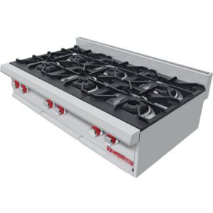 Parrilla Vertical Heavy Duty Pcv-6 Hd PREMIUM 6 Quemadores 3 Parrillas 6 Pilotos Individuales 6 Valvulas 3 Charolas 1.320 X 0.810 X 0.310 M