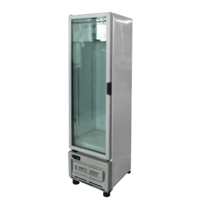 Refrigerador Vertical RB-90 Con Puerta De Cristal Templado 8 ft3 Frente 48 x Fondo 60 x Alto 183