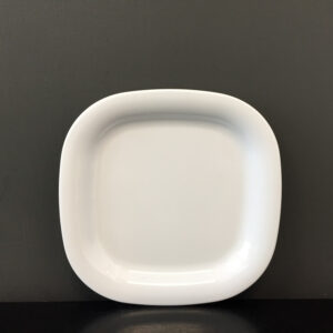 Melamina Premium Plato Ensalada Cuadrado 8 Pg Blanco