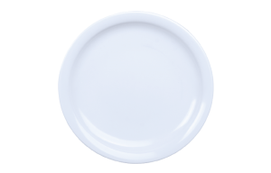 Melamina Plato Extendido 10 Pg Blanco Ostion