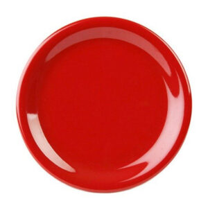 Melamina Rojo Plato Extendido 9 Pg