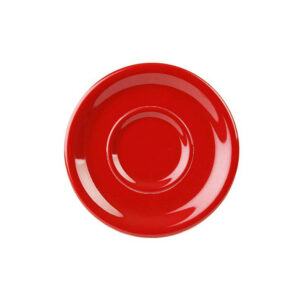 Melamina Rojo Plato Para Taza 5.5 Pg