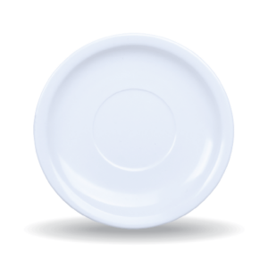 Melamina Plato Para Taza 5.5 Pg Blanco Ostion