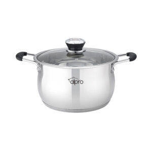 Budinera 26 Cm Con Tapa De Cristal 6.3 Litros 26 X 12 Cm PROA