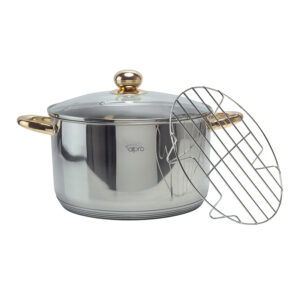 Vaporera 37.6 Litros De Acero Inoxidable 36 X 39 Cm PROA