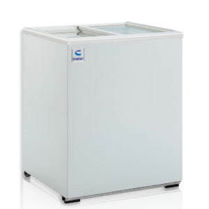 Congelador Criotec CCH-05 Horizontal Puertas De Cristal Plano 4.7 Pies, 74 x 60 x 93 cm