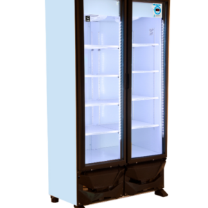 Refrigerador Criotec CFX-24 2P Doble Puerta De Cristal 23.84 Pies, 109 x 59 x 204 cm