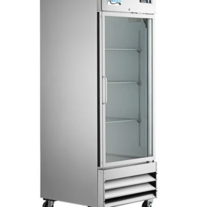 Refrigerador Avantco de Acero Inoxidable 1 Puerta de Cristal 23.06 Pies, 73.6 x 81.7 x 209.5 cm