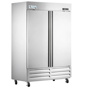 Congelador Avantco de Acero Inoxidable 2 Puertas Solidas 49 Pies 140 x 79 x 213 cm