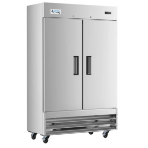 Congelador Avantco de Acero Inoxidable 2 Puertas Solidas 46.65, 137 x 81.7 x 209.5 cm