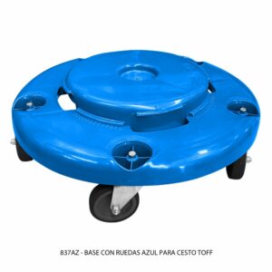 Base Para Contenedor TOFF Con Ruedas Color Azul