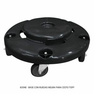 Base Para Contenedor TOFF Con Ruedas Color Negro