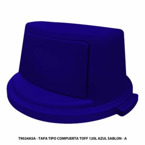 Tapa Para Contenedor Tipo Compuesta Color Azul Sablon