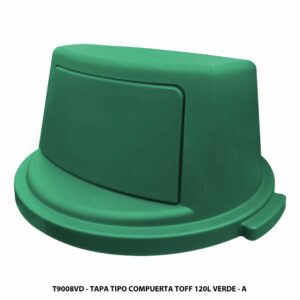 Tapa Para Contenedor Tipo Compuesta Color Verde