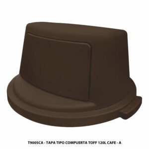 Tapa Para Contenedor Tipo Compuesta Color Café
