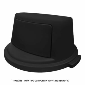 Tapa Para Contenedor Tipo Compuesta Color Negro