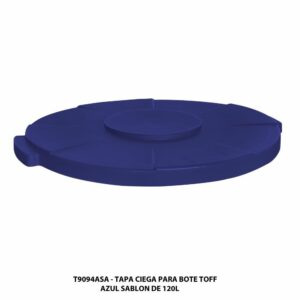 Tapa Para Contenedor Tipo Ciega Color Azul Sablon