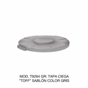 Tapa Para Contenedor Tipo Ciega Color Gris