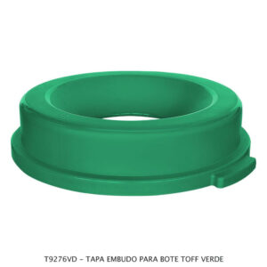 Tapa Para Contenedor Tipo Embudo Color Verde