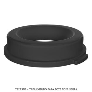 Tapa Para Contenedor Tipo Embudo Color Negro