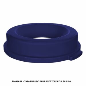 Tapa Para Contenedor Tipo Embudo Color Azul Sablon