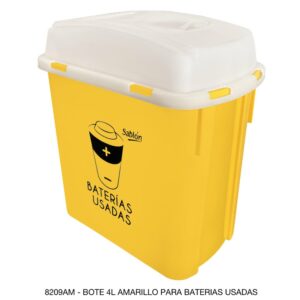 Contenedor 4L Baterias Usadas(Se Vende Por Paquete De 4)