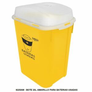 Contenedor 20L Baterias Usadas(Se Vende Por Paquete De 2)