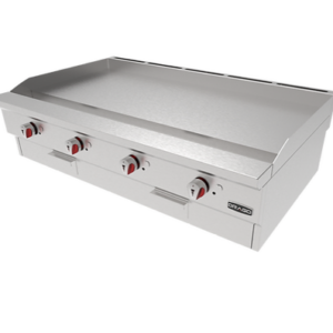 Plancha PG-4 SLIM de 4 Quemadores Con Quemadores Extraibles Frente 122 x Fondo 50.4 x Alto 35.5