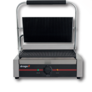Paninera sencilla GH-811E Con Asador De Contacto Frente 41 x Fondo 37 x Alto 22