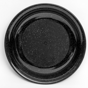 Plato Tradicional Plano Plastipeltre Negro 350 ml(12oz)