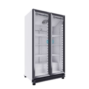 Refrigerador Vertiical RB550 de 2 Puertas de Cristal 23 Pies, 100 x 66.5 x 183 cm
