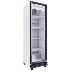 Refrigerador Vertical RB100 de 1 Puerta de Cristal 8 Pies, 48 x 60 x 183 cm