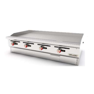 Plancha PG-4 de 4 Quemadores Con Piloto De Encendido Instantaneo Frente 122 x Fondo 76.7 x Alto 35.5