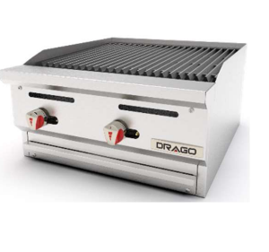 Asador AG-2R Radiante A Gas En Acero Inoxidable 2 Quemadores 61 x 75.5 x 33.5 cm