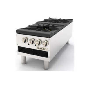 Estufon 2 Secciones Verticales Patas Cortas GPFO-02-VLH, 45.7 x 111.8 x 45.7 cm