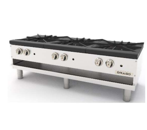 Estufon 3 Secciones Horizontal Patas Cortas GPFO-03-HLH, 137.2 x 56 x 45.7 cm