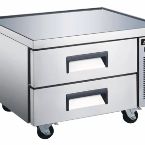 Base Para Modulares BRM-2C-SS-01 De Acero Inoxidable 2 cajones 6 Pies Frente 93 x Fondo 82 x Alto 65