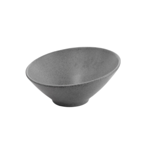 BOWL INCLINADO 21 CM MELAMINA GRIS