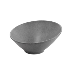BOWL INCLINADO 25 CM MELAMINA GRIS